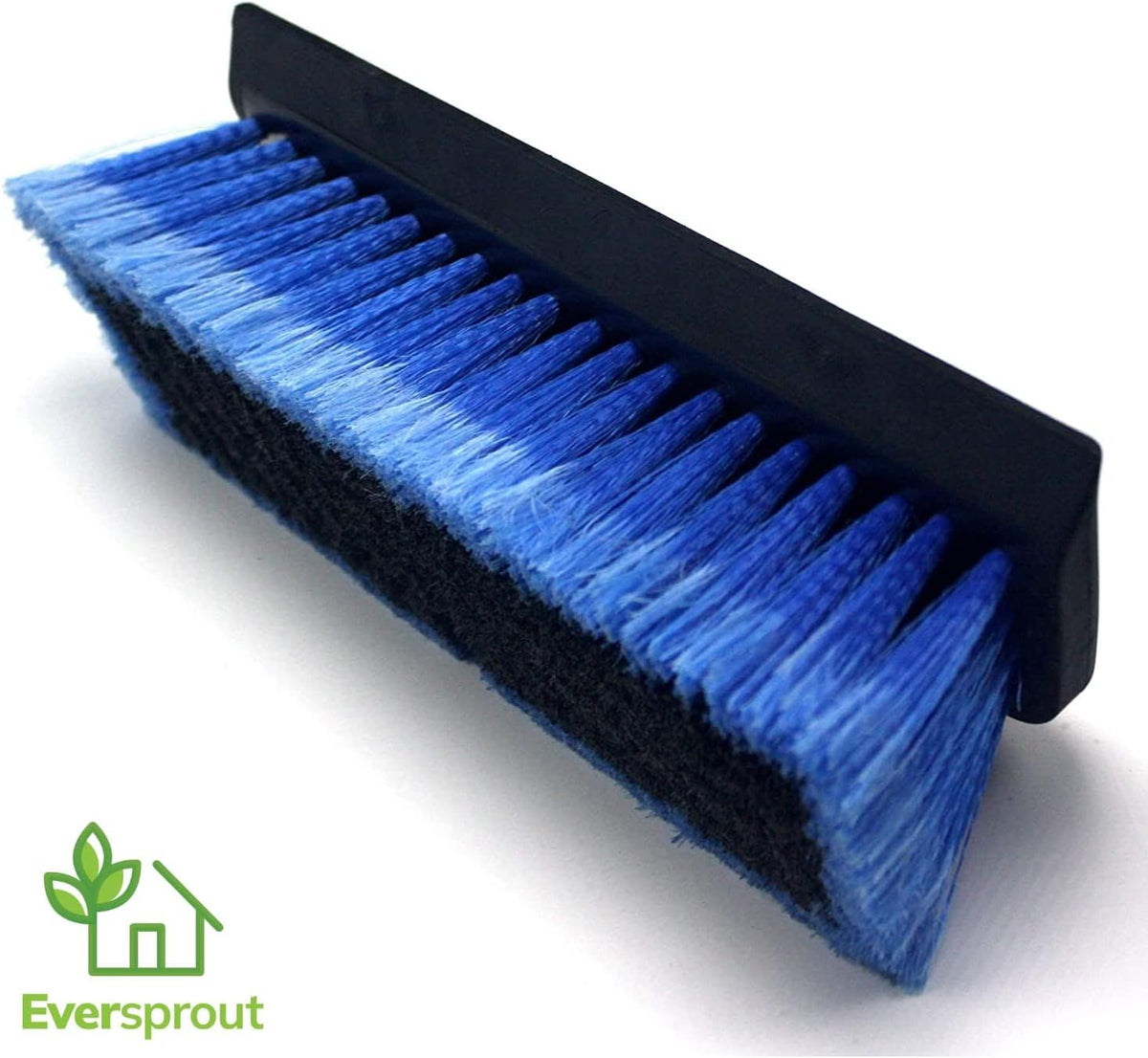 EVERSPROUT Scrub Brush, 1.5 to 3ft Pole, Rubber Bumper, No-Scratch