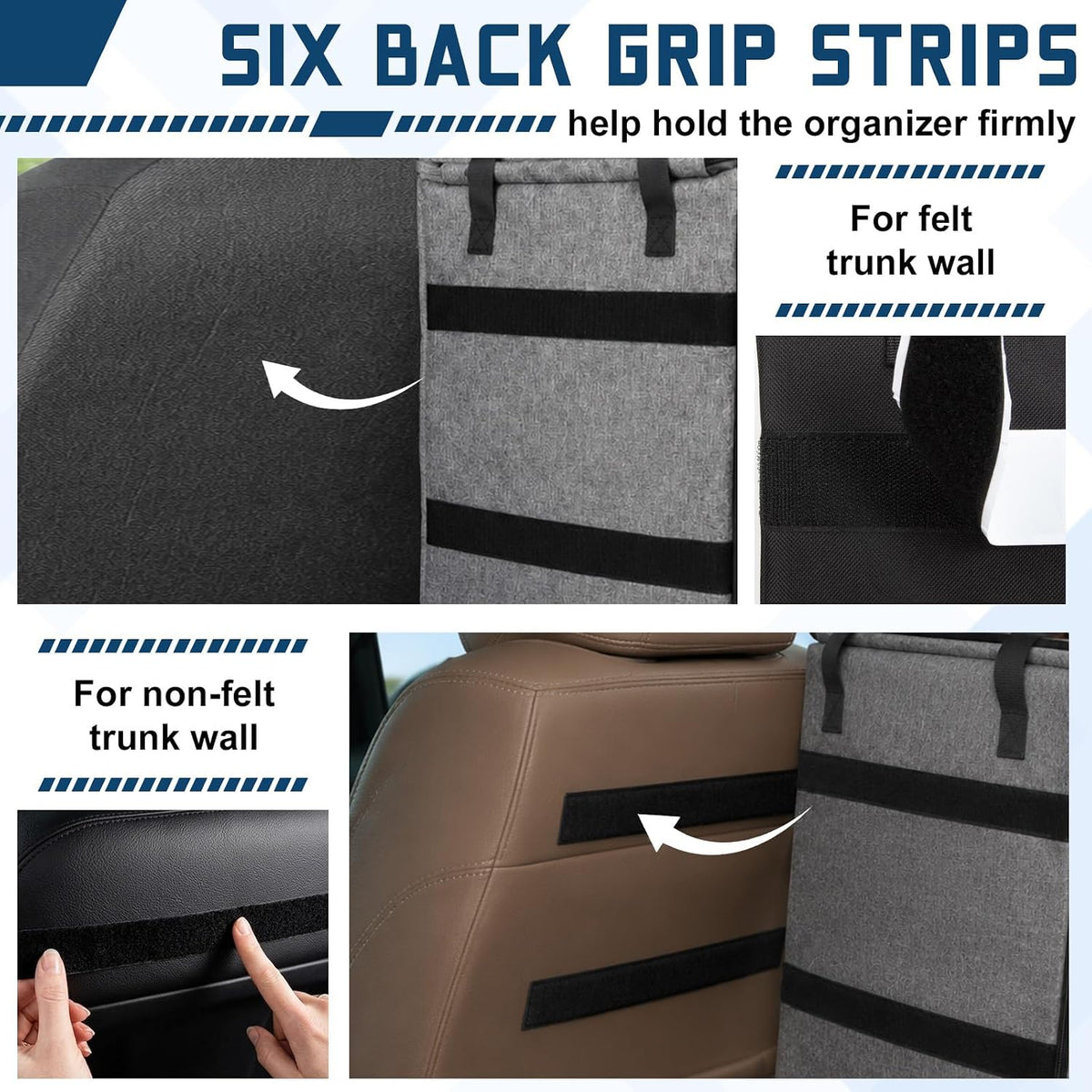GDNasist Car Trunk Organizer, Backseat Hanging Organizer for SUV/MPV/Truck