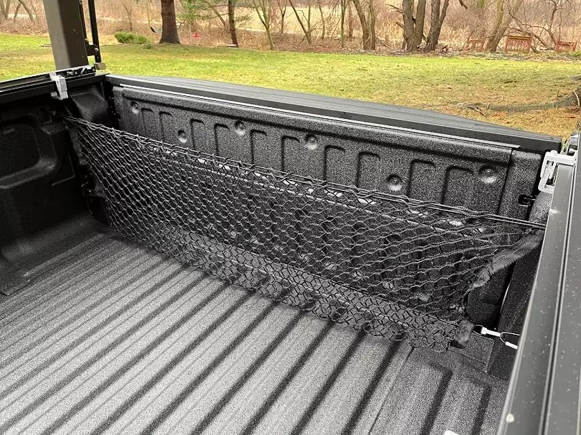 Trunk Organizer Cargo Net for Ford Ranger 2019–2026 – Envelope Style Cargo Net for Pickup – Premium Mesh Elastic Car Trunk Organizer Vehicle Carrier Storage – Compatible with Ranger