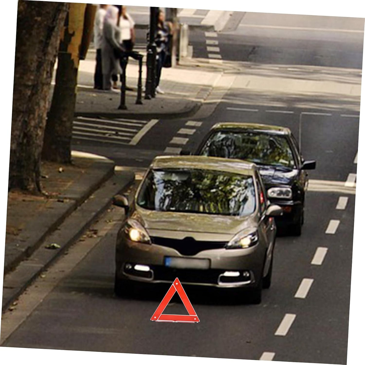 Foldable Road Warning Triangle for Car Roadside Traffic Safety