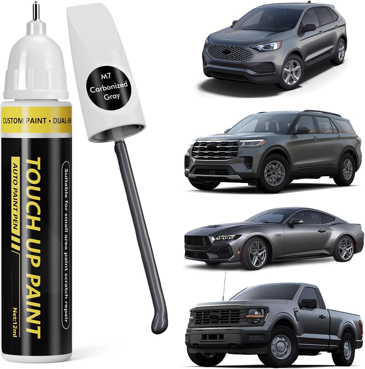 (Carbonized Gray (M7) Car Touch Up Paint For Ford