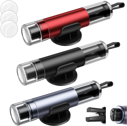 Car Safety Hammer Seatbelt Cutter, 2026 Upgraded Transparent Lid