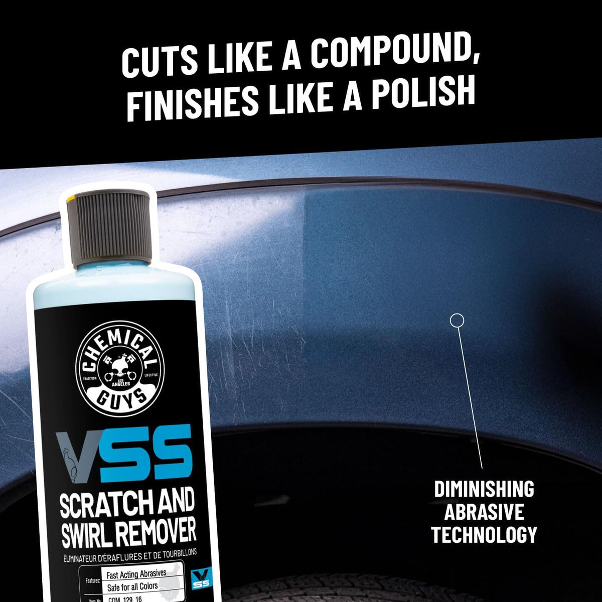 Chemical Guys, VSS One-Step Scratch & Swirl Remover, Cut & Polish, 16 oz