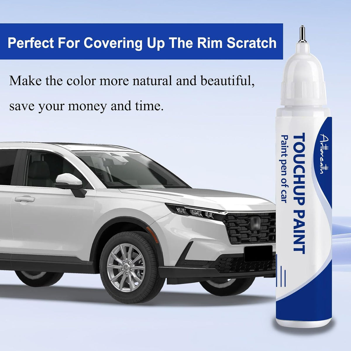 Platinum White Pearl NH-883P Touch Up Paint for Honda OEM Color Match