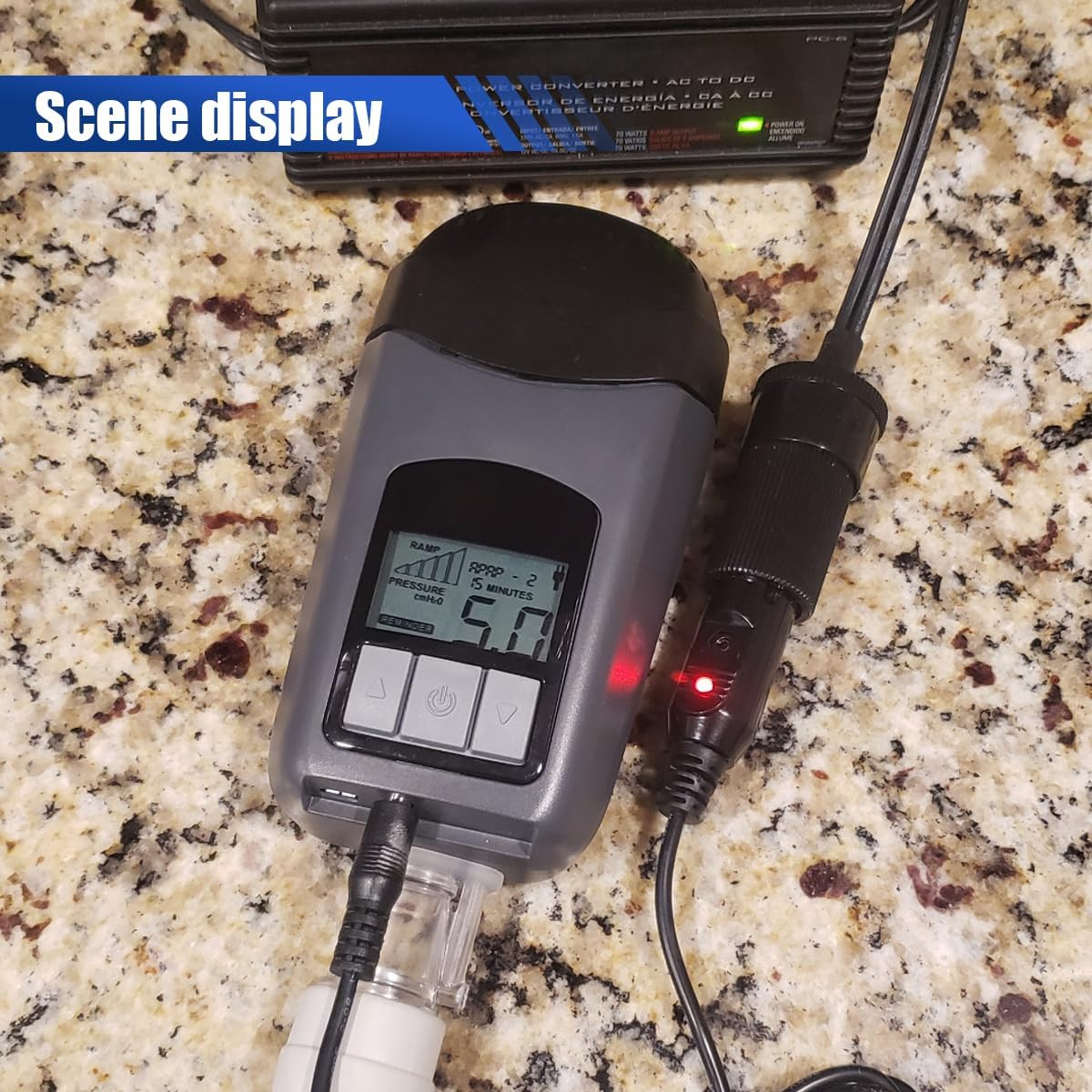 12V Car Charger with 5V DC Power Cable, Universal DC 5.5x2.1mm Plug Power Cord with 11 Connectors, Cigarette Lighter Plug Charging Cable for DVD Player, GPS, Camera, Bluetooth Speaker