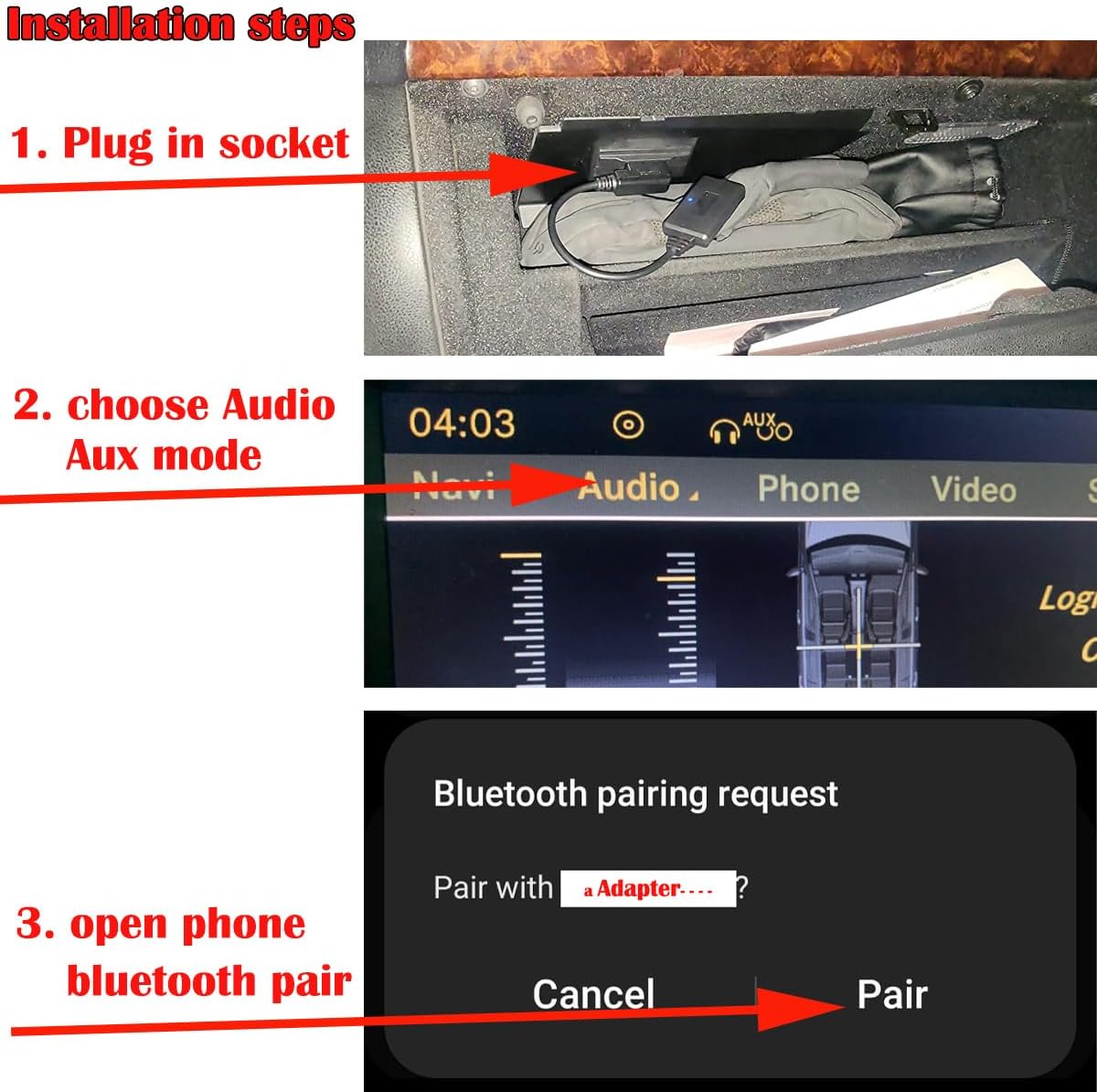 Yoper Bluetooth Adapter for Mercedes Benz MMI Interface