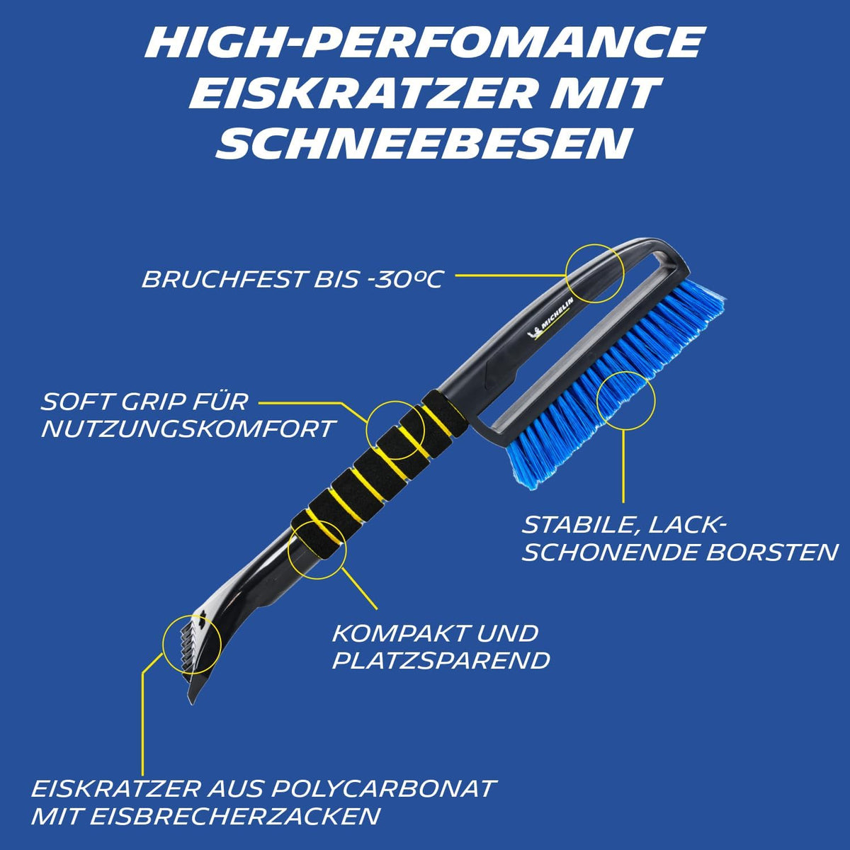 MICHELIN Ice Scraper with Snow Brush