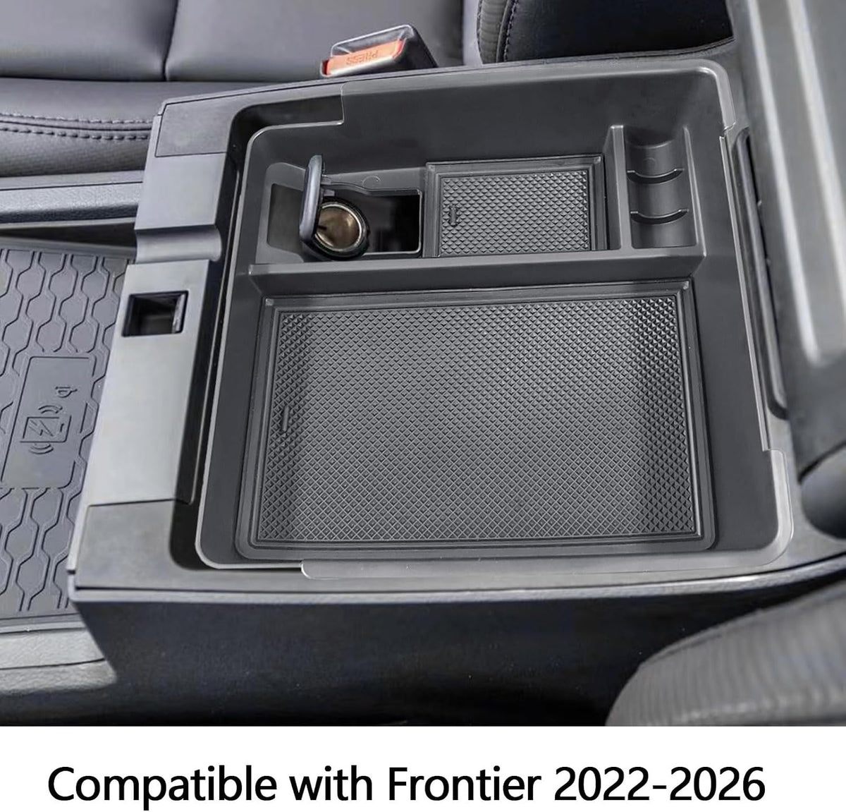 Center Console Organizer Tray for 2022-2026 Nissan Frontier Armrest Storage
