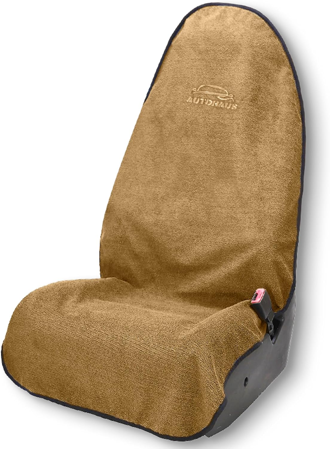 Waterproof Car Seat Towel Cover, Towel that Goes Over Car Seat for Sweat Protection, Quick-Dry Microfiber, Non-Slip Backing, Machine Washable, Fits Cars SUVs Trucks
