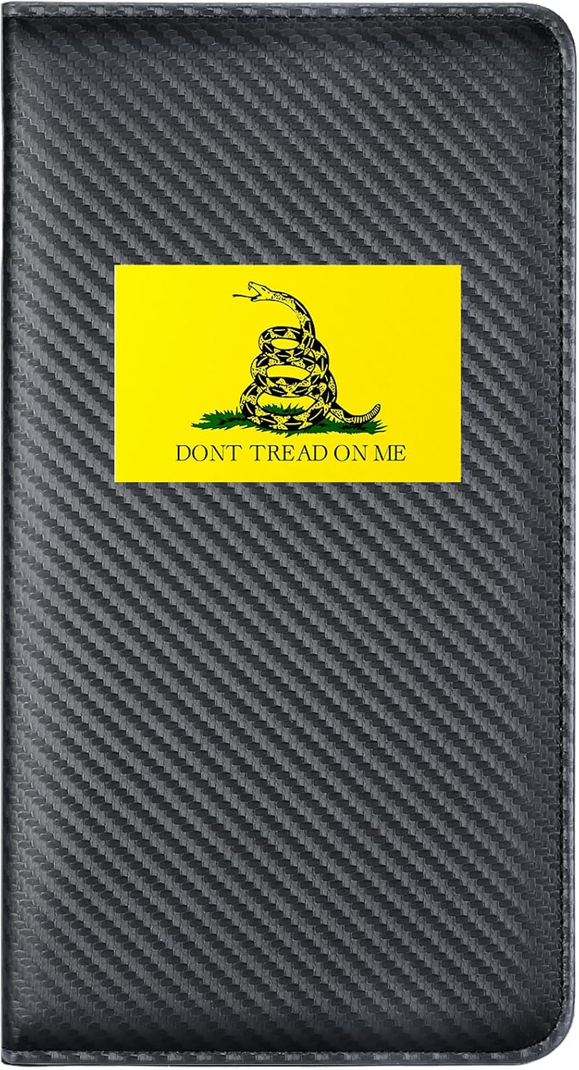 Giftguys Car Insurance and Registration Card Holder | for BMW Ford Tesla Cadillac All Cars | Store Cards, ID License & Essential Documents | Premium Leather with Magnetic Closure
