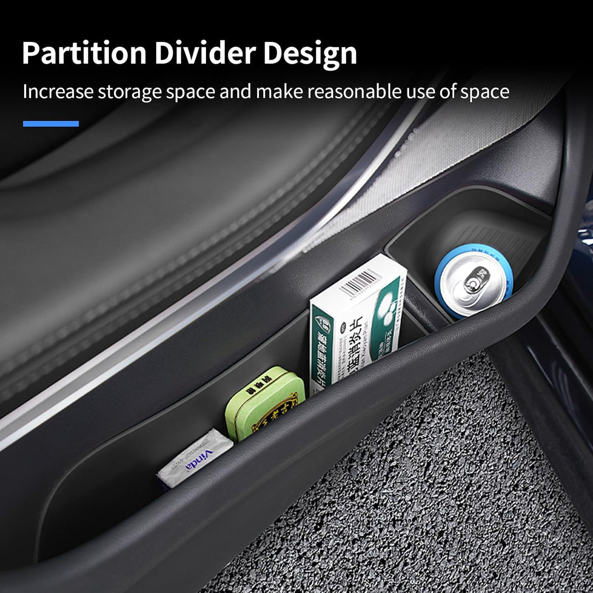 8pcs Car Door Organizer Tray Fit for BMW X5 2019 2020 2021 2022 2023 2024