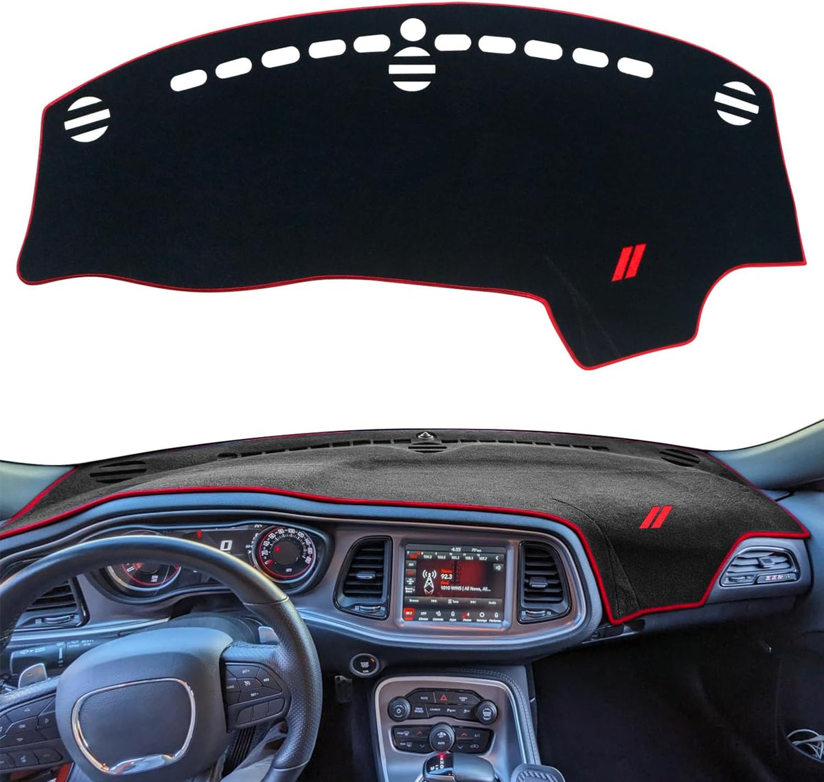 Dash Cover for Dodge Challenger Accessories 2015-2022 2023 2024