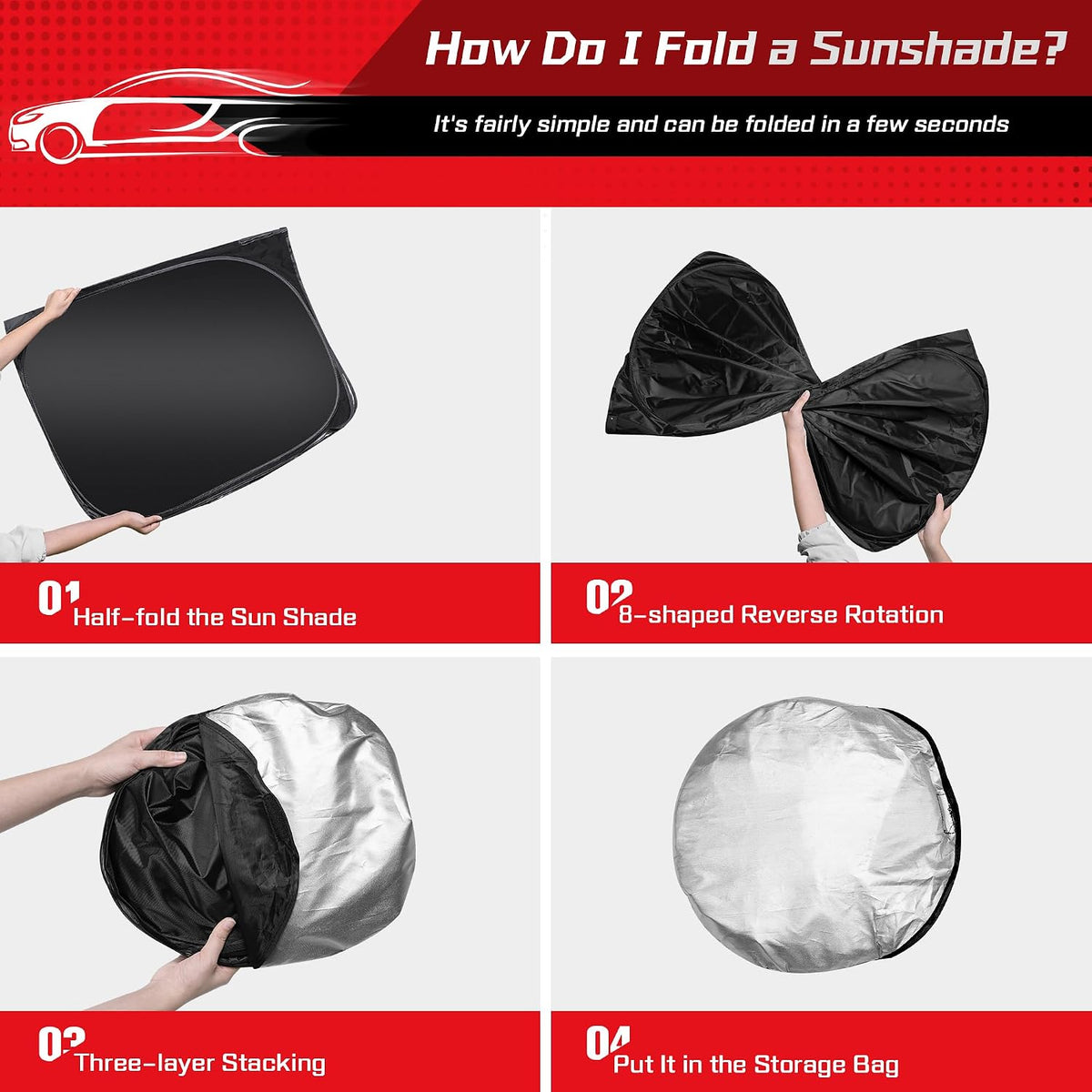 ARISMOTOR Windshield Sun Shade for Mazda CX-50 2023-2026 2027