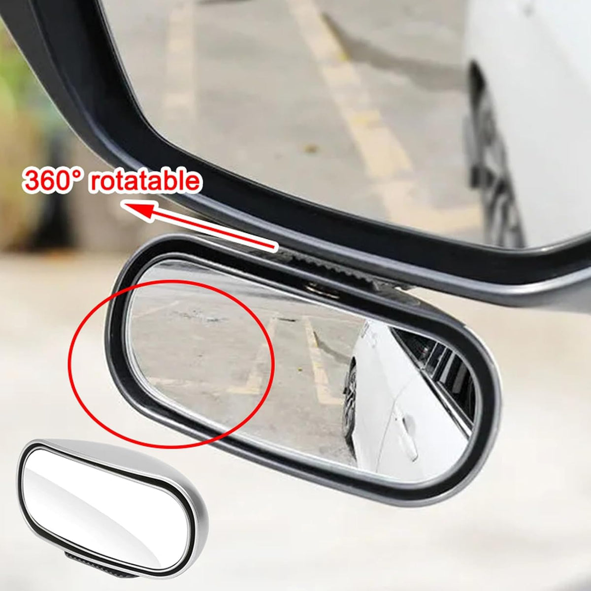 Blind Spot Mirror for Car, HD Glass Convex Side Mirror Wide Angle Rear View Car Blindspot Mirrors for Cars SUV Trucks and RVs, 2 Pack