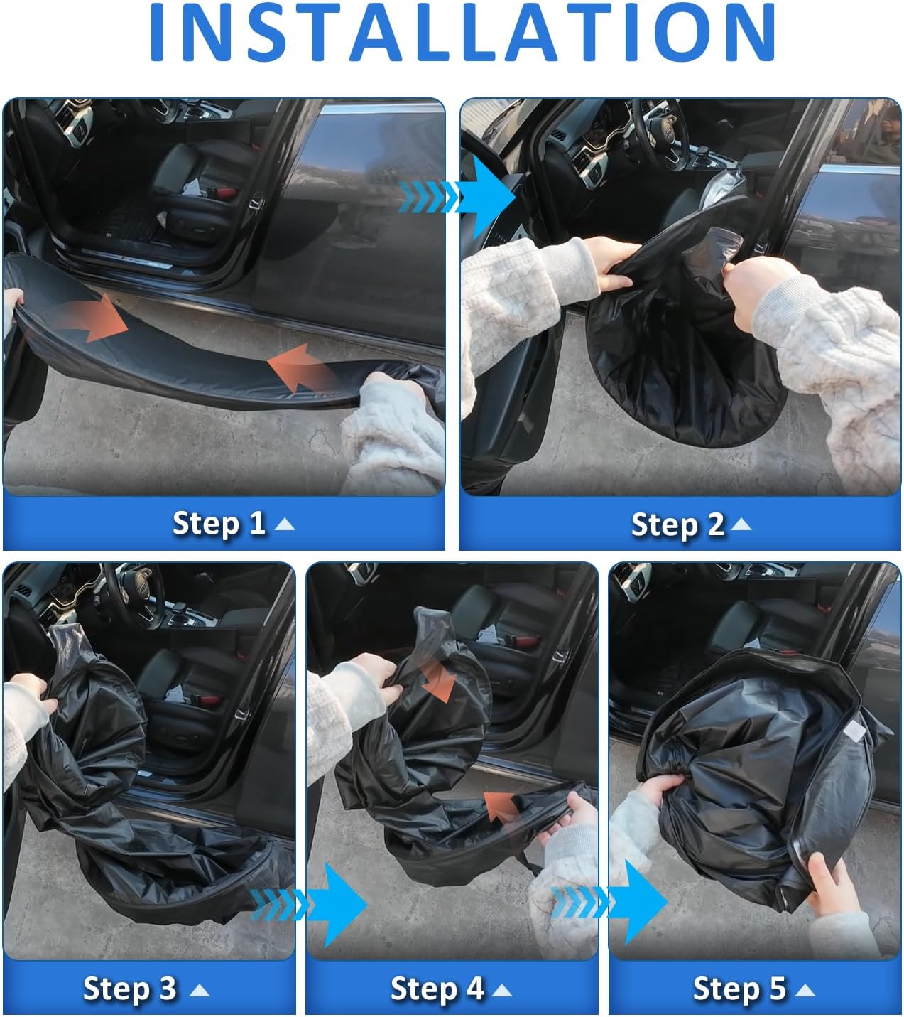 Windshield Sun Shade for 2011-2021 Jeep Grand Cherokee Accessories, Car Front Window Sun Visor Protector & Heat Shield | 240T Sunshade Protection Blocks UV Rays Keep Your Car Cooler