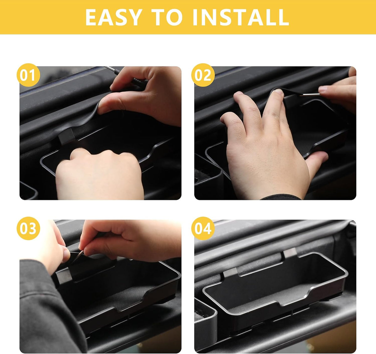 sukemichi Sunglass Holder For Bronco, Sunglasses Holder Sun Visor Organizer Sun Visor Glasses Box For Ford Bronco Accessories 2021 2022 2023 2024 2025 2 Door 4 Door