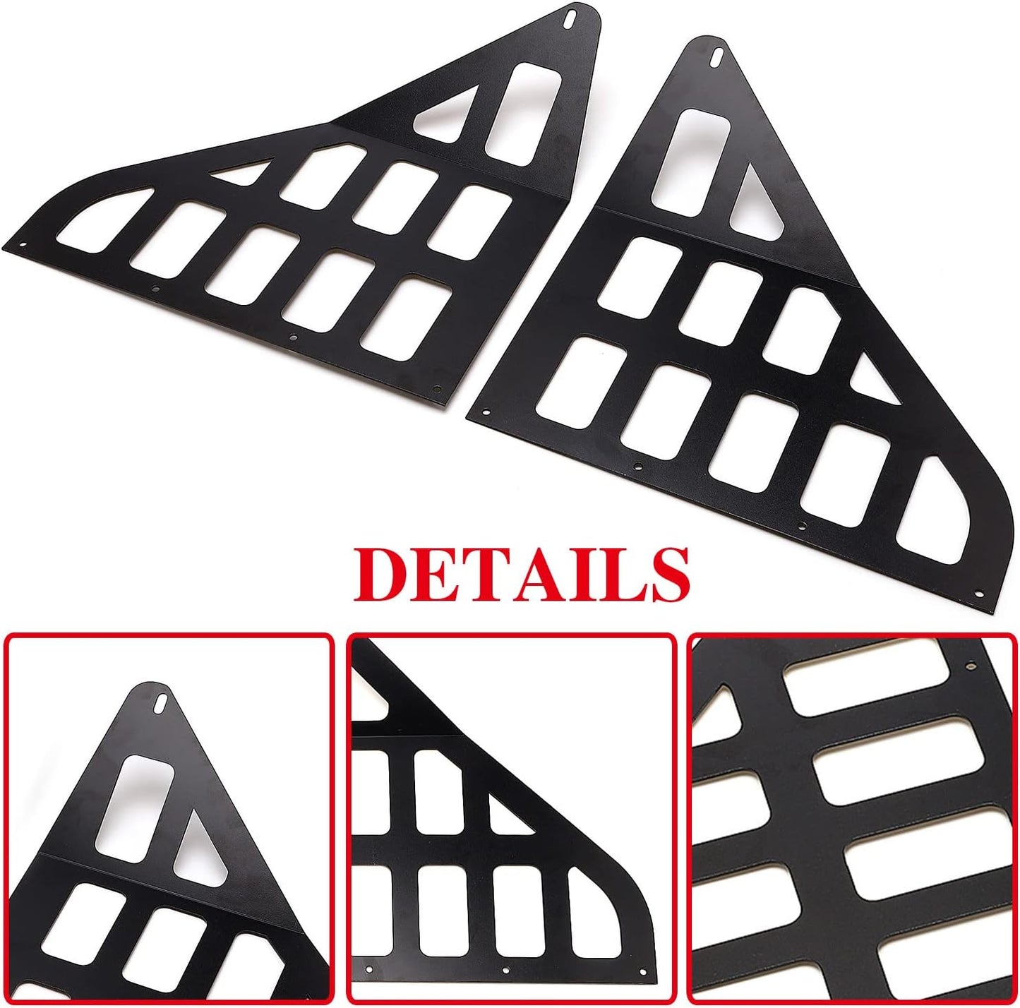 Rear Window Molle Panel Modular Storage Panel System Compatible with 2010-2024 Toyota 4Runner, Rear Cargo Luggage Storage Carrier