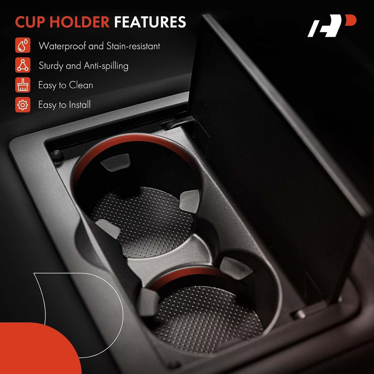 A-Premium Black Cup Holder Compatible with Dodge