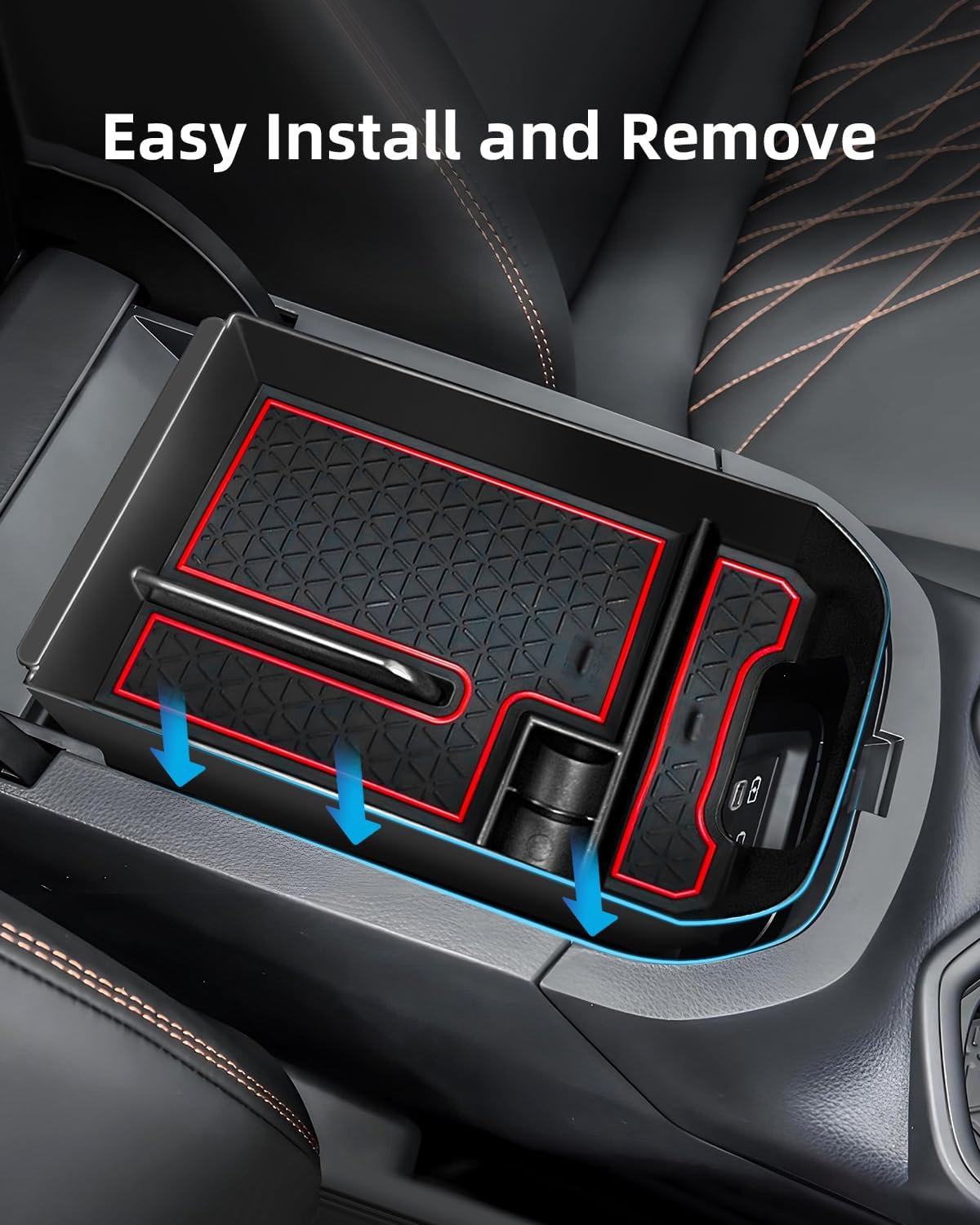 Center Console Organizer for 2025-2020 Toyota RAV4