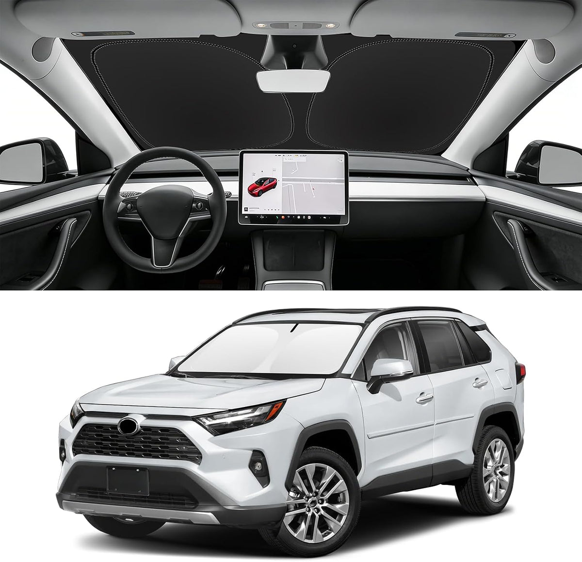Custom Fit Windshield Sun Shade for Nissan Murano 2015-2024