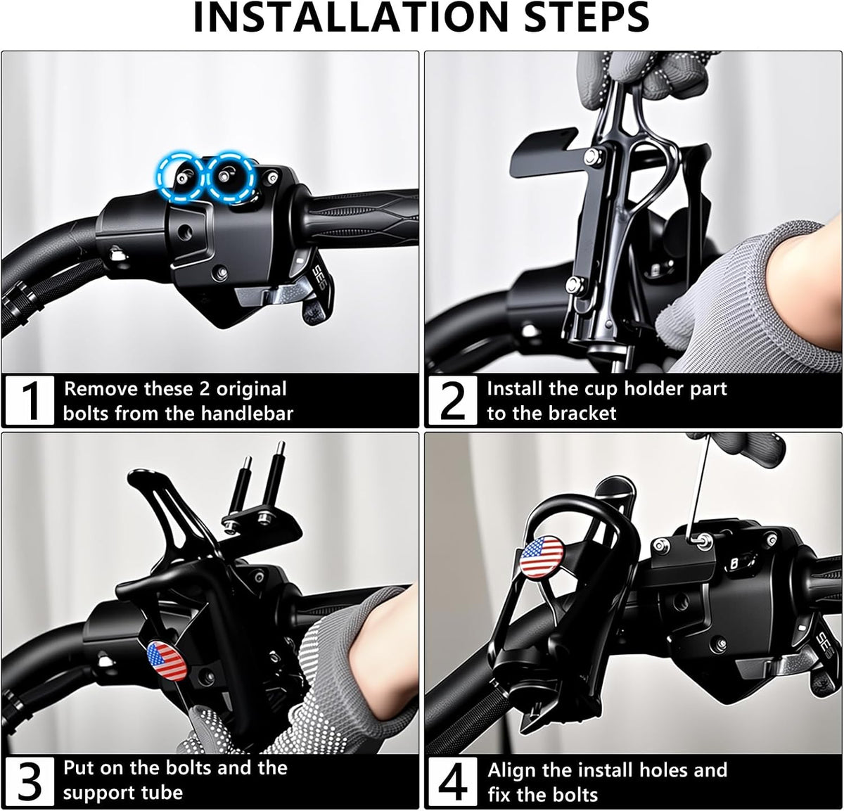 Upgraded Ajustable Driver Handlebar Cup Holder for Can Am Spyder F3