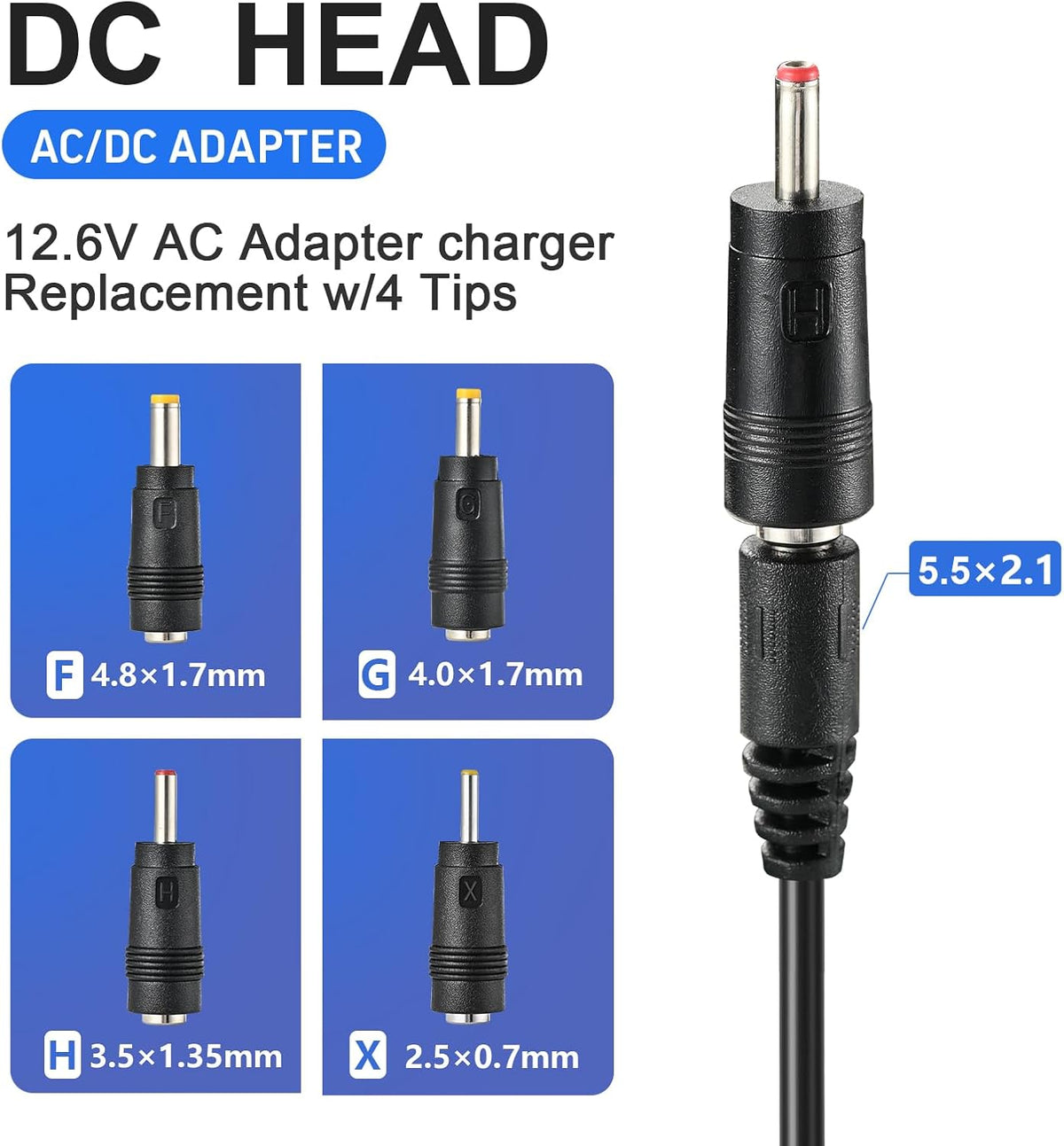12V Jump Starter Charger Fit for EverStart Maxx Battery Charger Car Camor