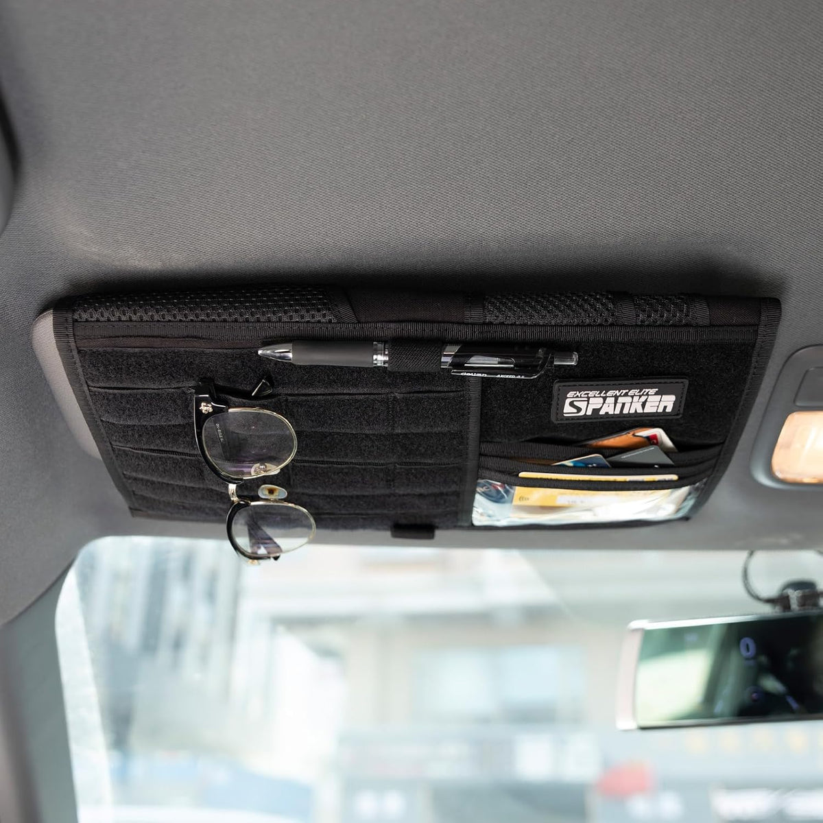 EXCELLENT ELITE SPANKER Tactical Car Visor Panel Organizer