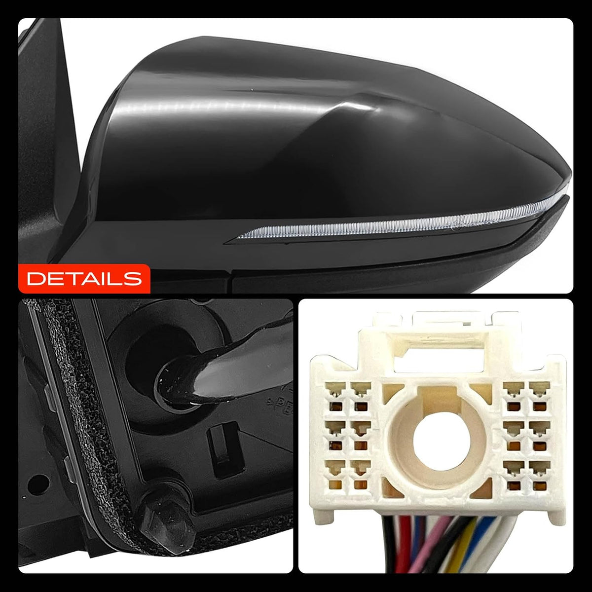 A-Premium Driver Side Power Door Mirror Compatible with Hyundai