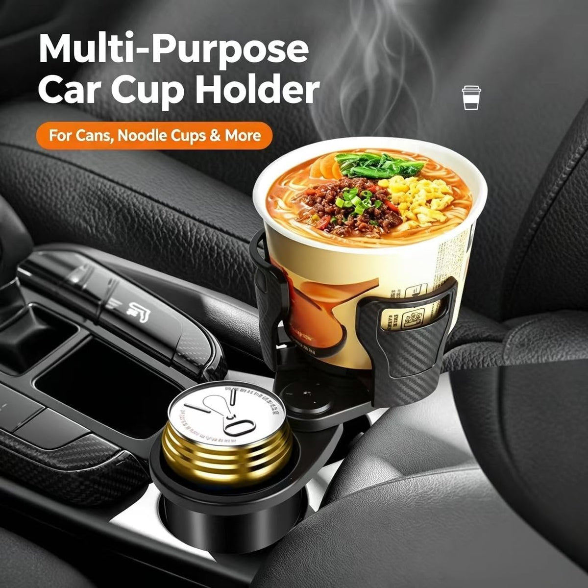 Car Cup Holder Expander for KIA NIRO Plug-in Hybrid 2022-2025
