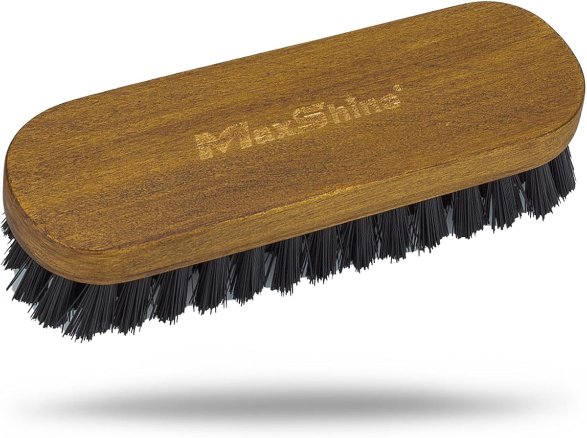 Maxshine Universal Leather & Upholstery Brush – Soft Nylon Interior Detailing Brush for Leather, Vinyl, Fabric & Carpet Cleaning – Car Detailing Brush for Seats, Floor Mats & Door Panels