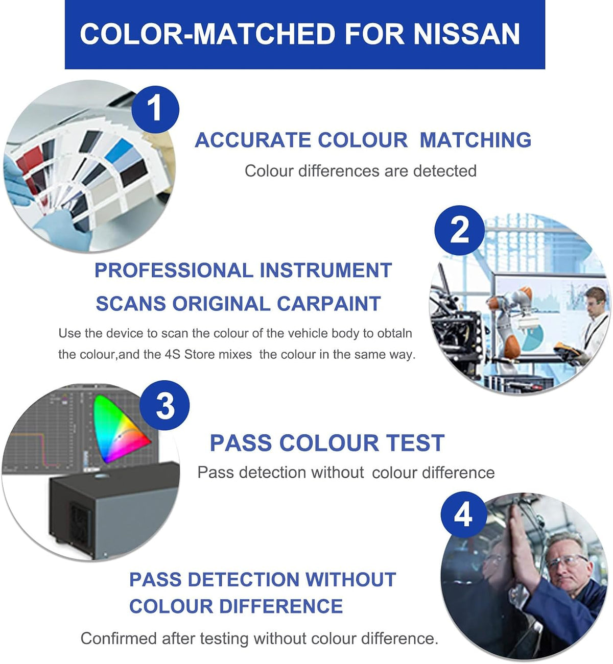 Brilliant Silver K23 Touch Up Paint for Nissan OEM Color Match