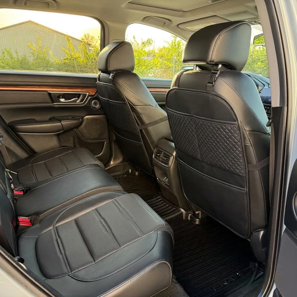 PU Leather Car Backseat Organizer for Honda Civic