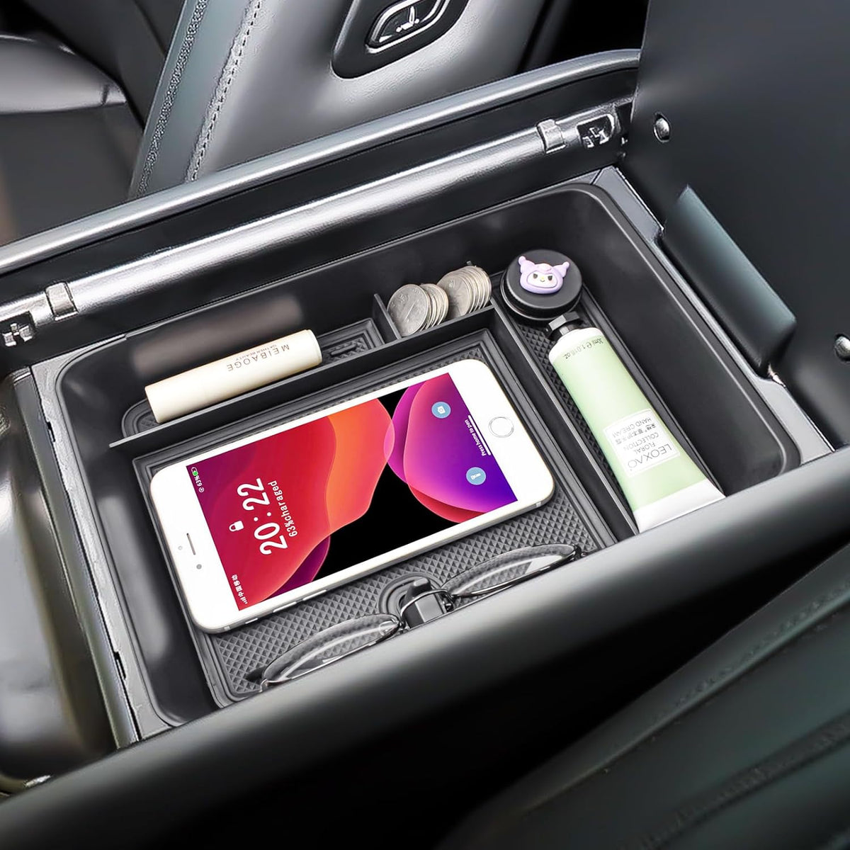 HGWEI Center Console Organizer Tray for 2024 2025 2026 Hyundai Santa Fe