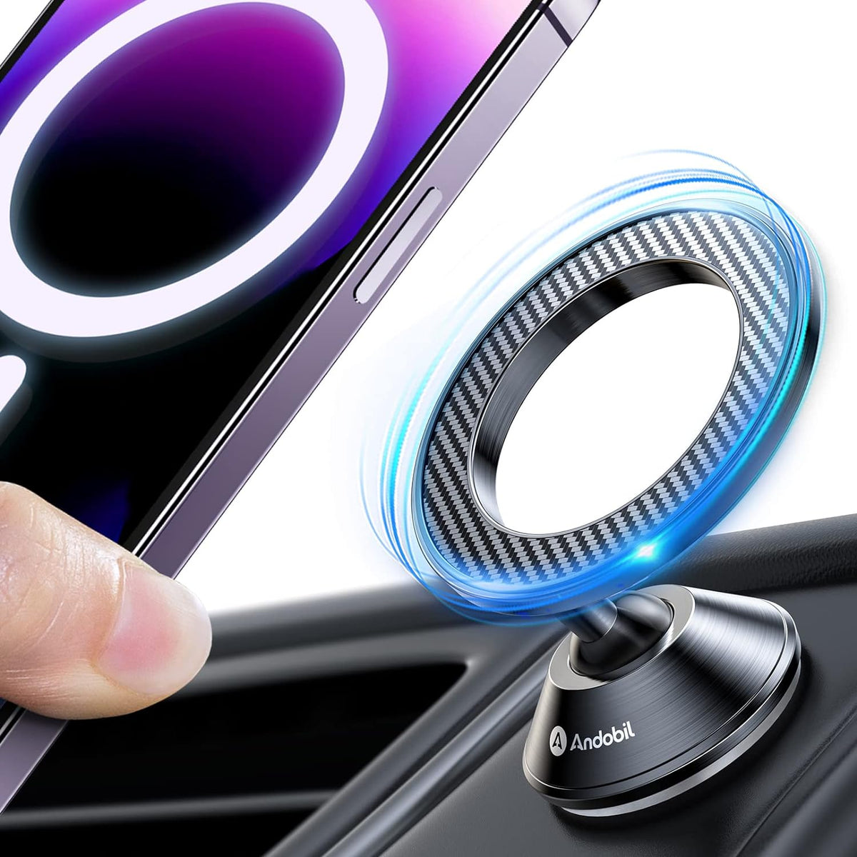 andobil for MagSafe Car Mount Vent, 20xN55 Strongest Magnet ＆ All Metal