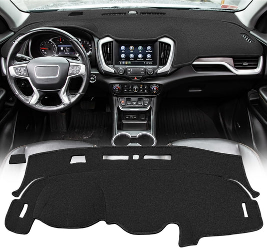 Dash Cover Mat Custom Fit for GMC Terrain (Black) K388