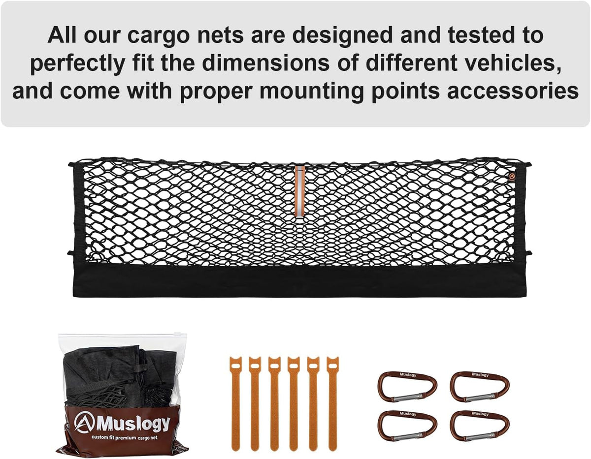 Muslogy Cargo Net for 2024-2026 GMC Acadia, Chevy Traverse, 2025+ Enclave
