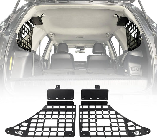 HIGH FLYING for Toyota 4Runner 2010-2024 Car Accessories Modular Storage Molle Panel Shelf System Luggage Carrier Trunk Organizer Aluminum