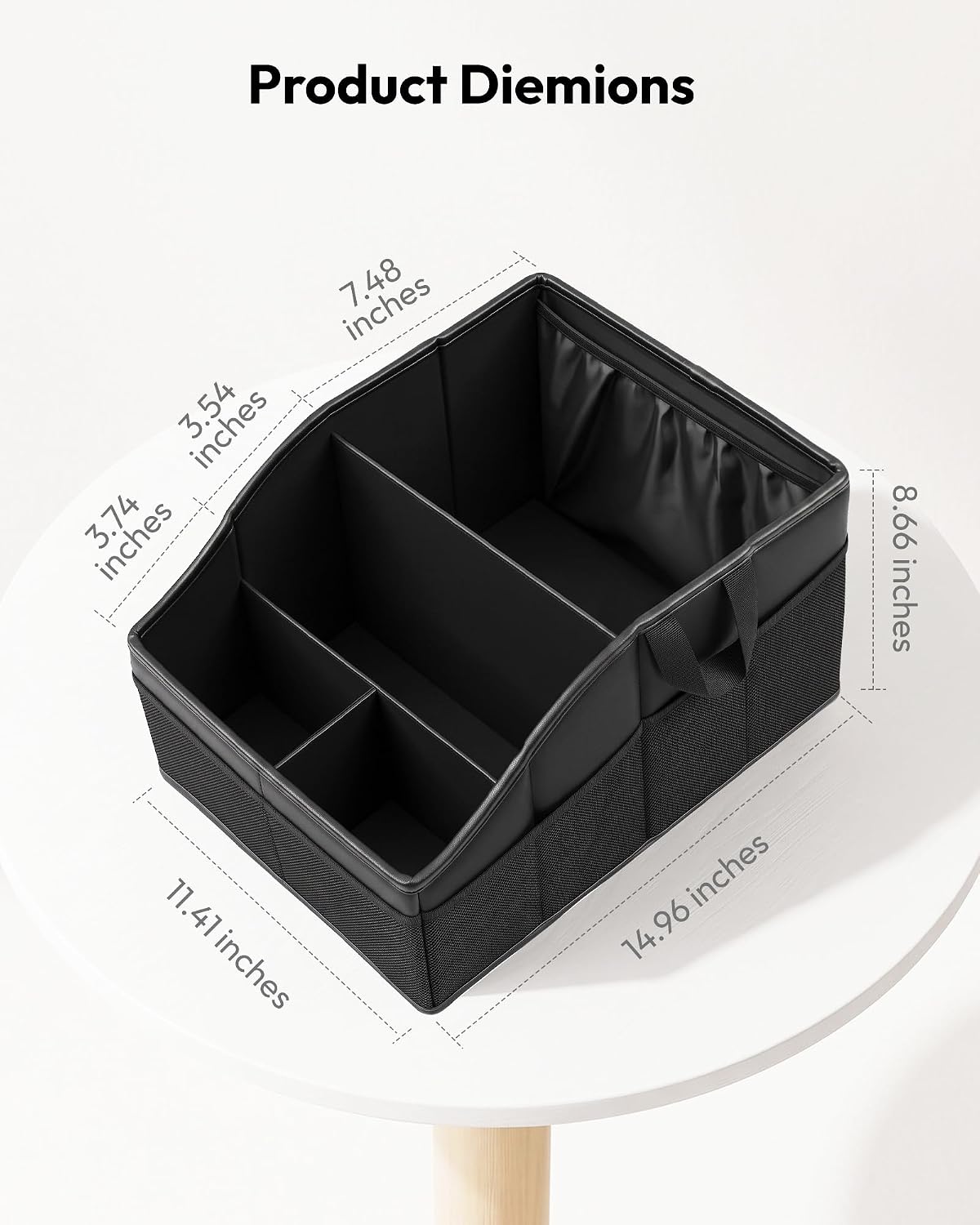 Support Up to 35 lb Car Organizer with Tablet/Laptop Holder,Non-Slip