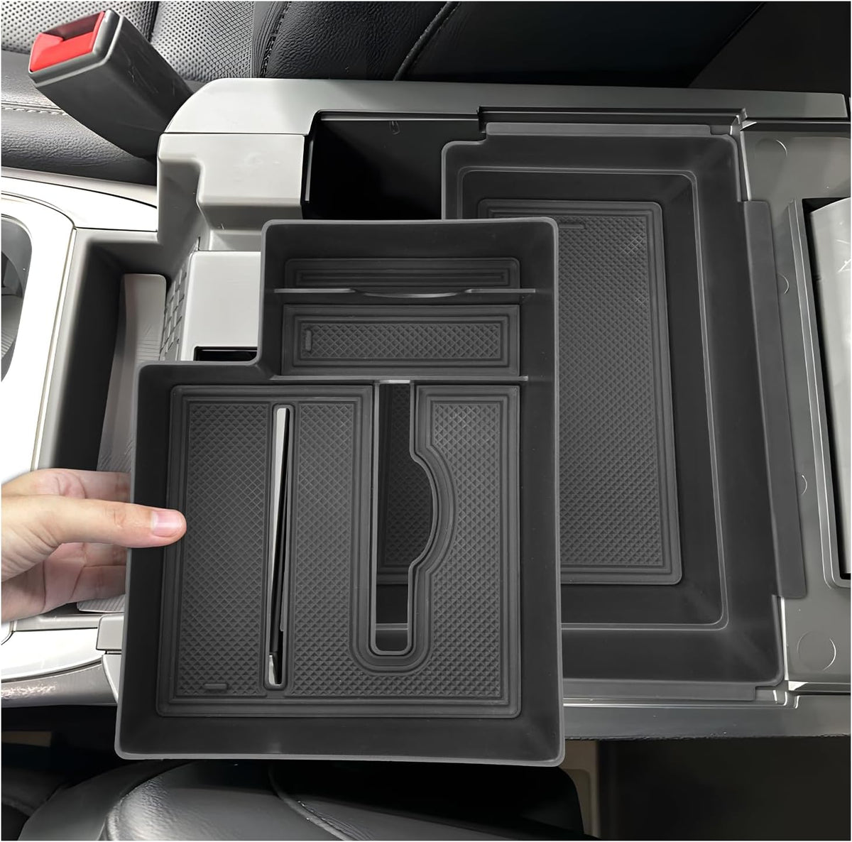 SXCY 2PCS for 2025 2026 2027 Ford Explorer Center Console Organizer