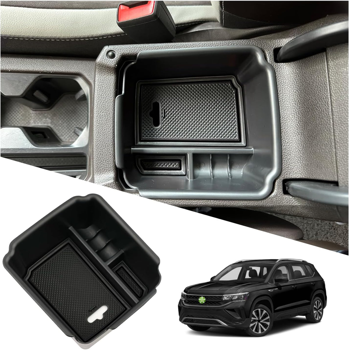 Ruiya 2016-2023 Tacoma Center Console Organizer for Toyota Tacoma Accessories ABS Material Armrest Console Glove Tray Compatible with 2016-2020 2021 2022 2023 Toyota Tacoma