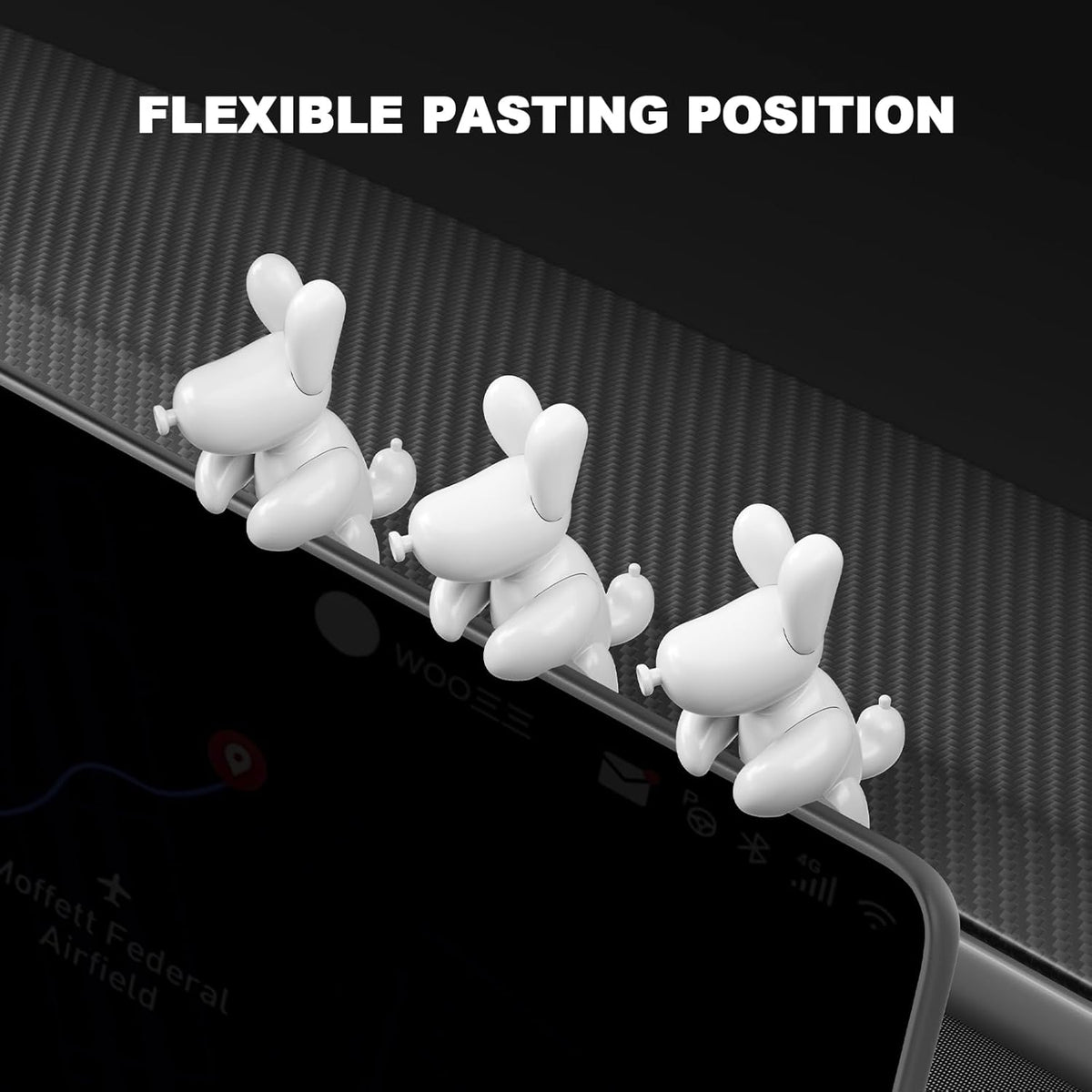 for Tesla Model Y 2026 Dog Mode Mini Screen Decoration Ornament