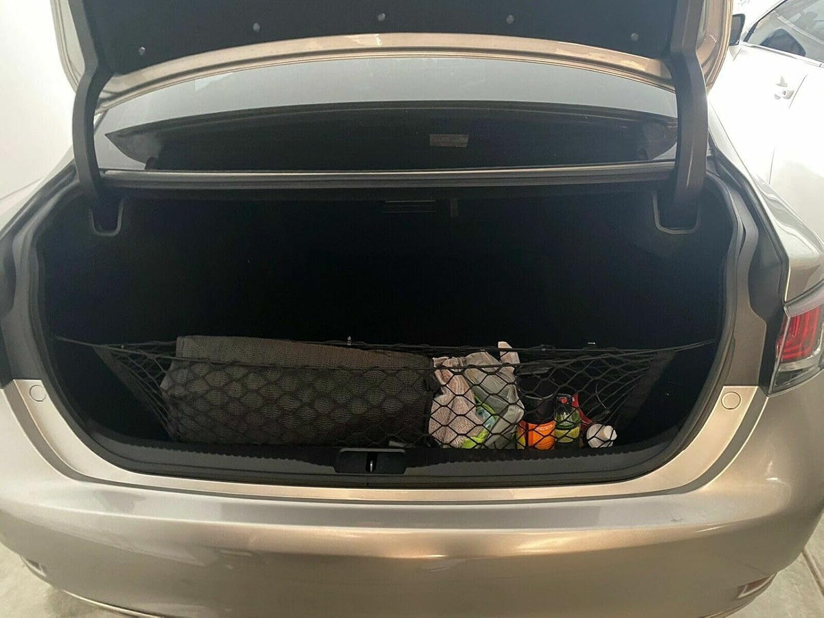 Trunk Organizer Cargo Net for Lexus GS350 GS400 GS430 GS450h GS460 1998-2020 – Envelope Style Cargo Net for Sedan - Premium Mesh Car Trunk Organizer–Compatible with GS350 GS400 GS430
