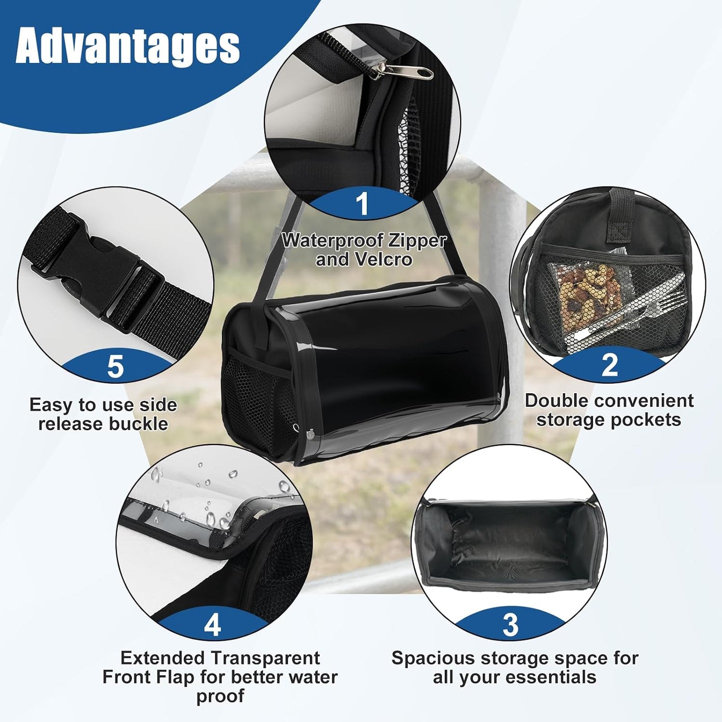 Portable Car Paper Towel Holder: Water-Resistant Toilet Paper Dispenser | No-Drill Over-the-Door Towel Roll Organizer, Multi Use for RV, BBQ, Camper, Boat, Garage, Kitchen Cabinets & Outdoor Fences