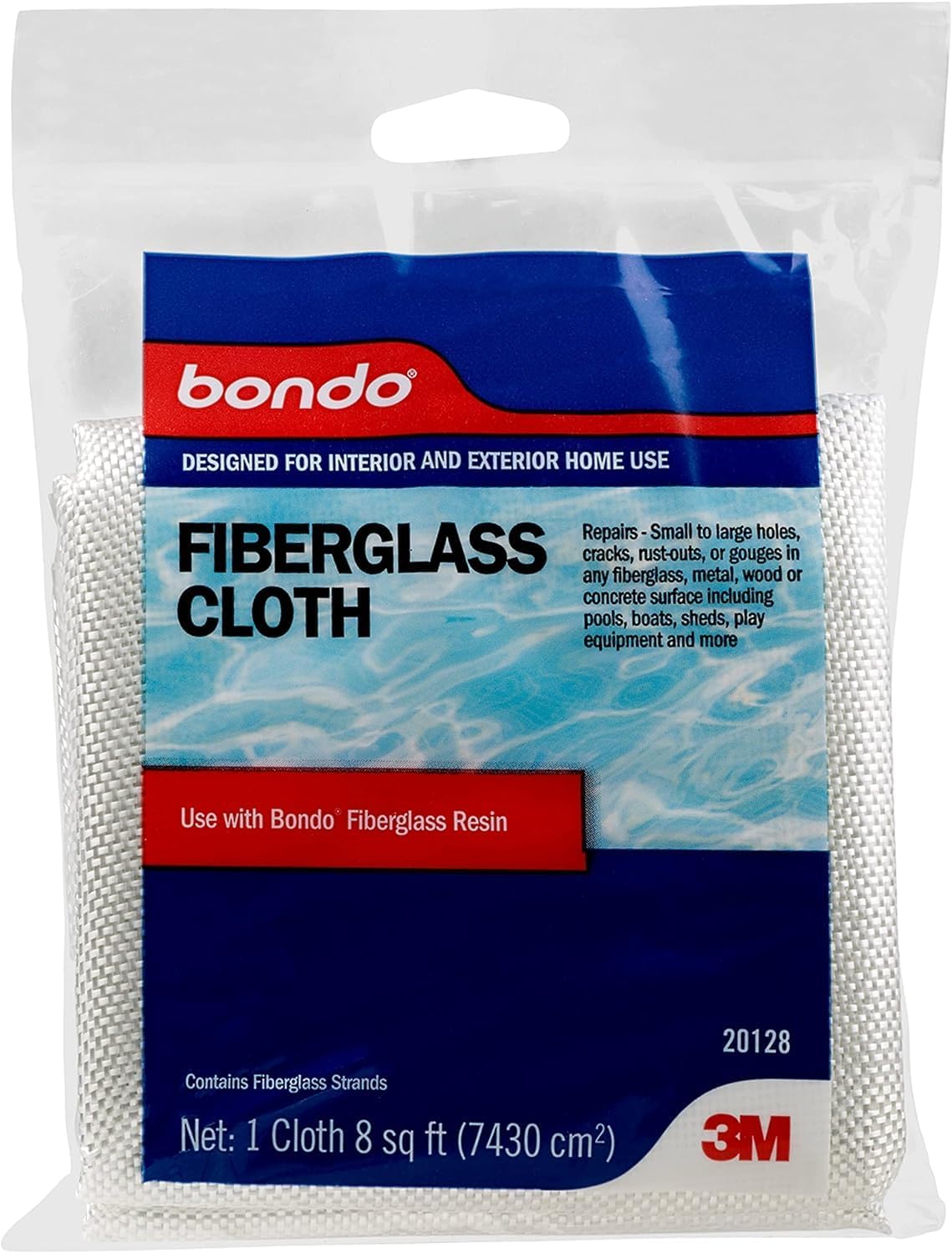 3M Bondo Fiberglass Resin Repair Kit, 00420, 0.45 Pint Each (Pack of 2) – All-in-One DIY Waterproof Multi-Surface Repair Solution for Automotive, Marine & Home Use