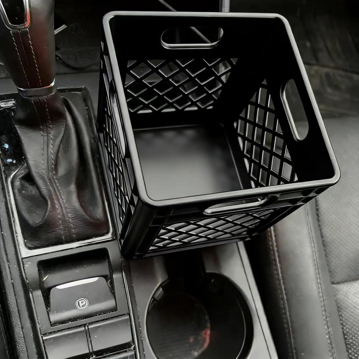 Car Cup Holder Expander for Large Bottles, Center Console Adapter Fits Half Gallon Jugs & 32-64oz Water Bottles, Anti-Spill