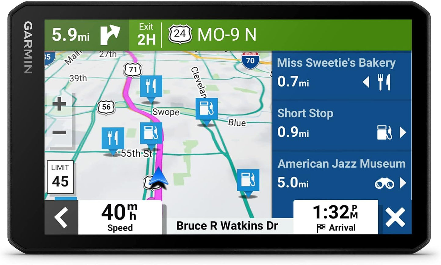 Garmin DriveSmart 66, 6-inch Car GPS Navigator with Bright, Crisp High-Resolution Maps and Garmin Voice Assist