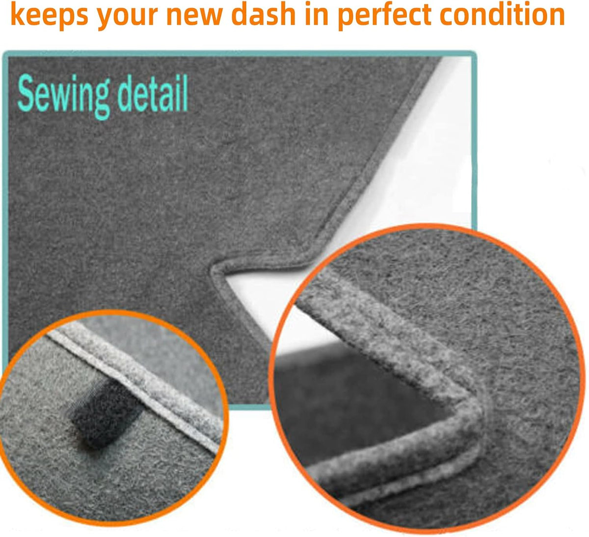 Dash Cover Dashboard Cover Mat Pad Custom Fit for Toyota Camry 2007 2008 2009 2010 2011(Charcoal Grey)