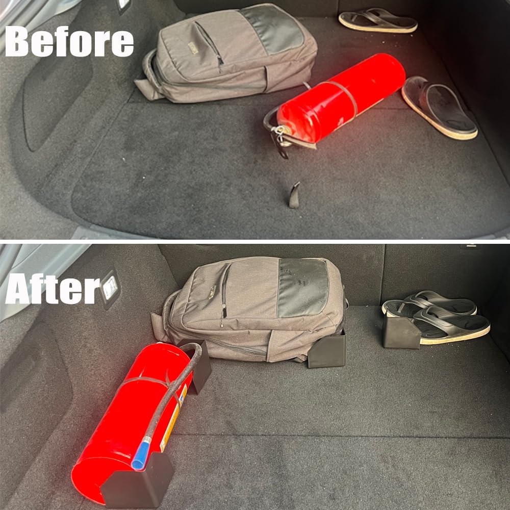 Fun&H Car Trunk Organizer Blocks, Hook & Loop Trunk Cargo Blocks, Trunk Divider to Hold Cargo in Place, Available to Wool Carpet for Car Truck SUV Van (3.9'')