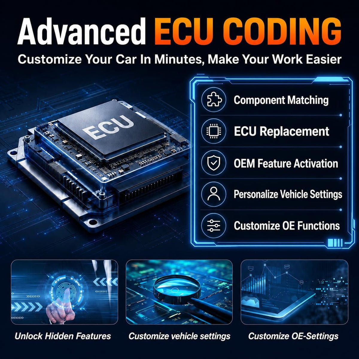 LAUNCH Creader Elite X500 OBD2 Scanner for Mercedes-Benz