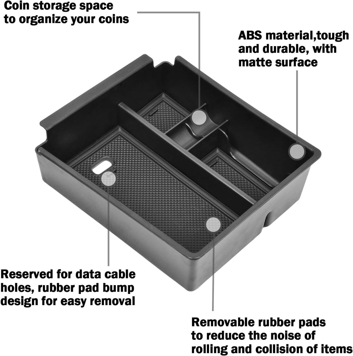 Center Console Organizer Compatible with Hyundai 2022-2024 Tucson